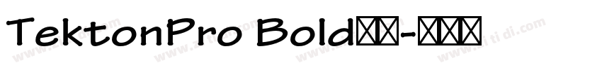 TektonPro Bold字体字体转换